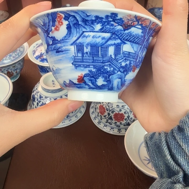 景德镇陶瓷手绘作品