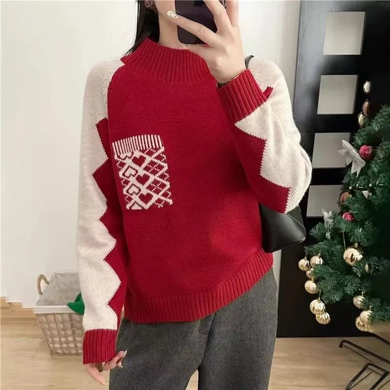 【爱心口袋】新款韩版针织衫532