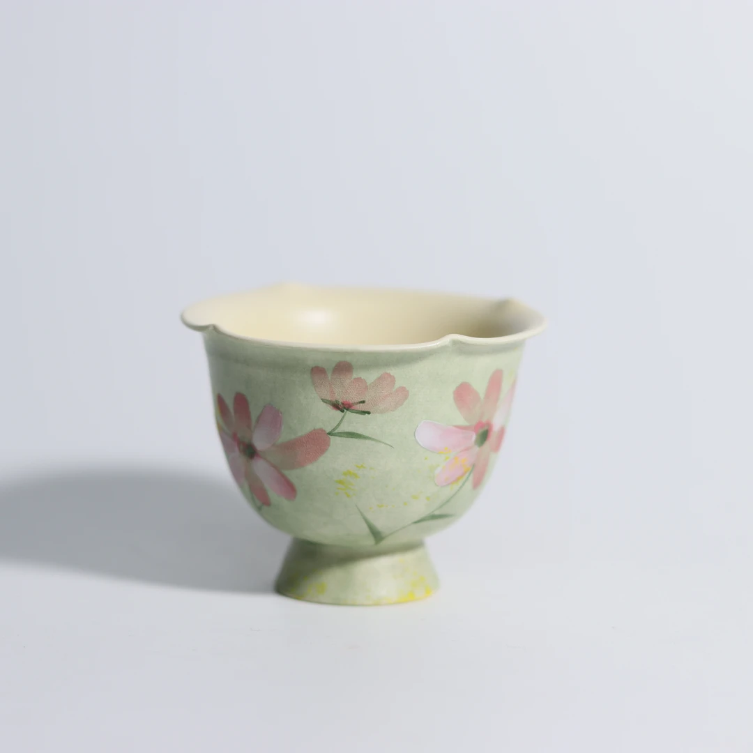 2月新092手绘雏菊系列花瓣杯