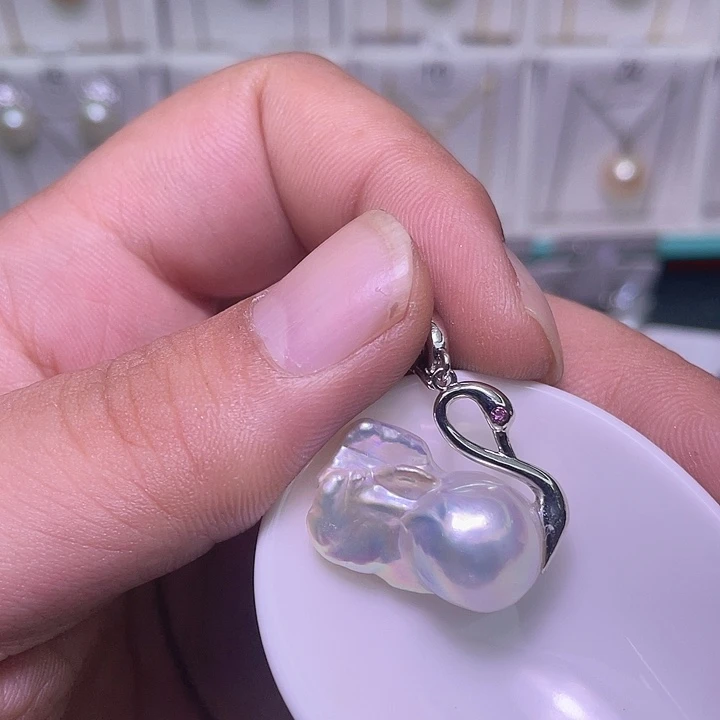 颈饰合金淡水珍珠76