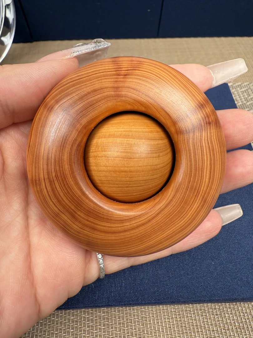 太行崖柏时来运转文玩小摆件手心血液循环把玩神器手把件