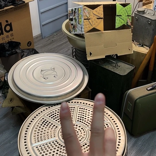 【闪购商品】铁锅加蒸笼加铝盖