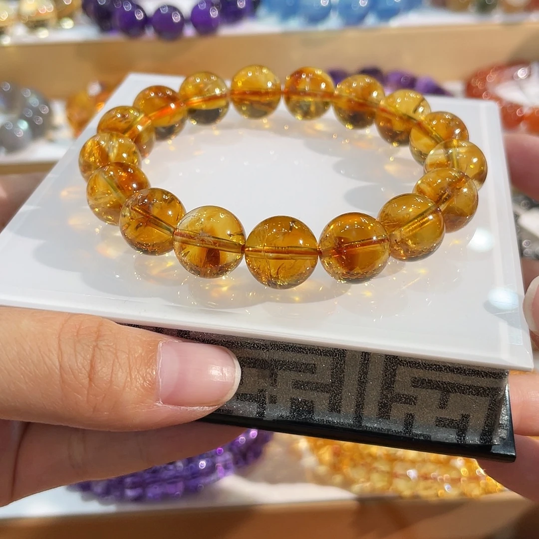 手链未镶嵌水晶黄塔晶