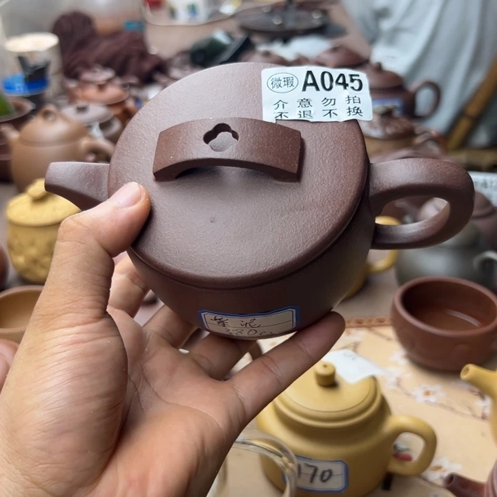 紫砂茶壶紫泥汉瓦380左右瑕疵不挑
