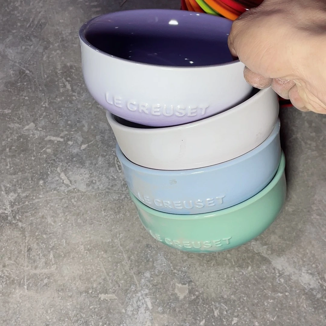 瓷片微瑕陶瓷餐具家用 两个5.5