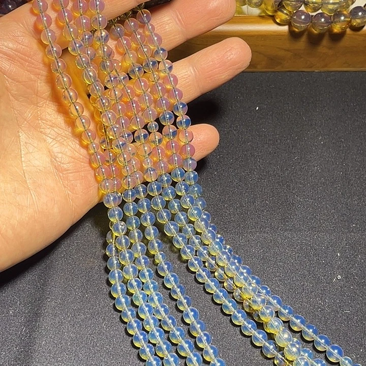 琥珀未镶嵌手链0.6/108