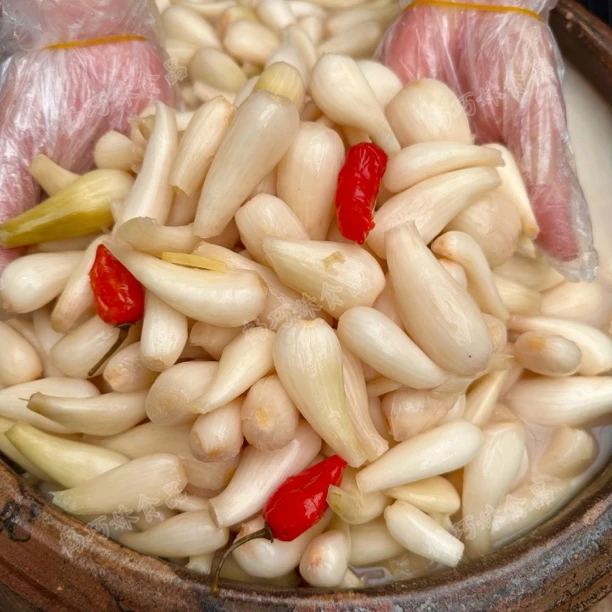 杨巧妹原味酸荞头泡藠头江西美食不甜酸酸脆脆即食下饭菜酸泡菜