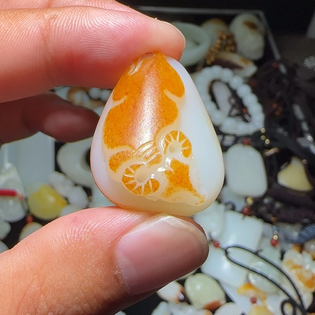 和田玉未镶嵌挂件?***?