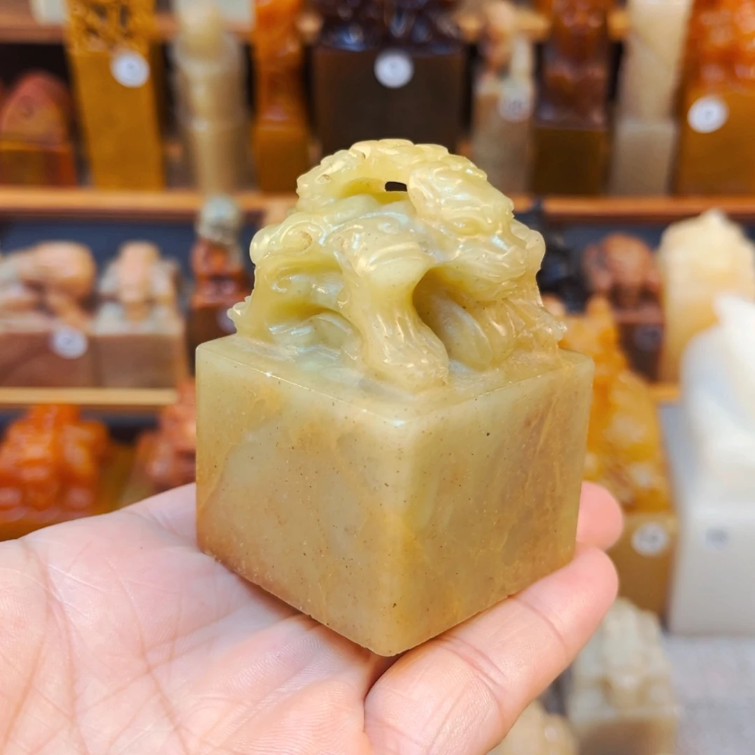 寿山石印石闪购商品福利款瑕疵料4*4