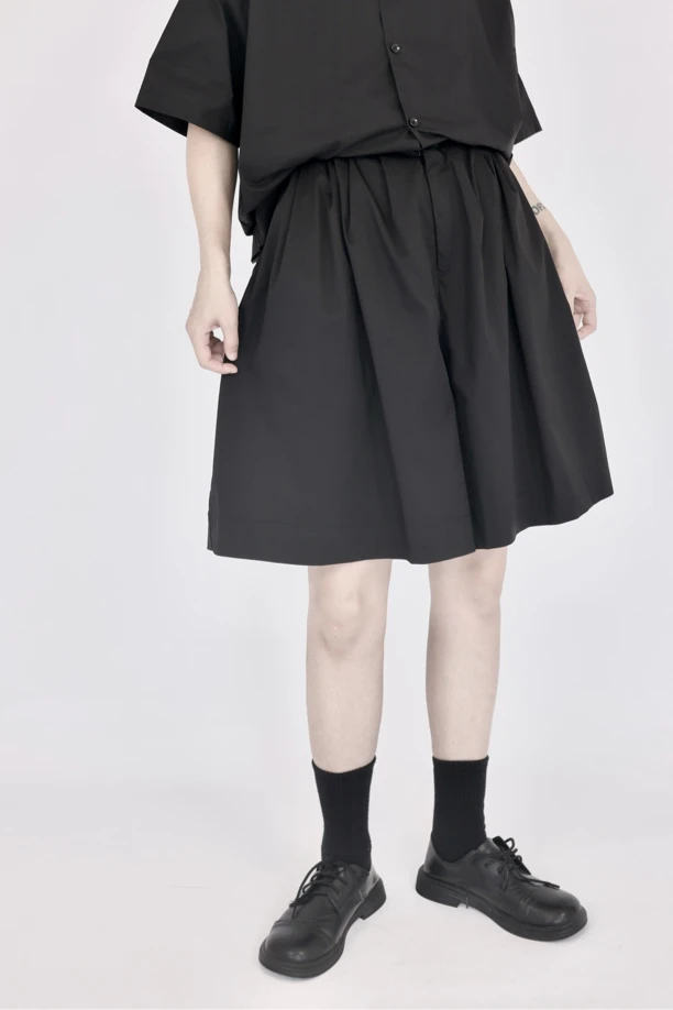 短裤显瘦宽松抽绳日系花苞短裤女夏季新款潮流宽松