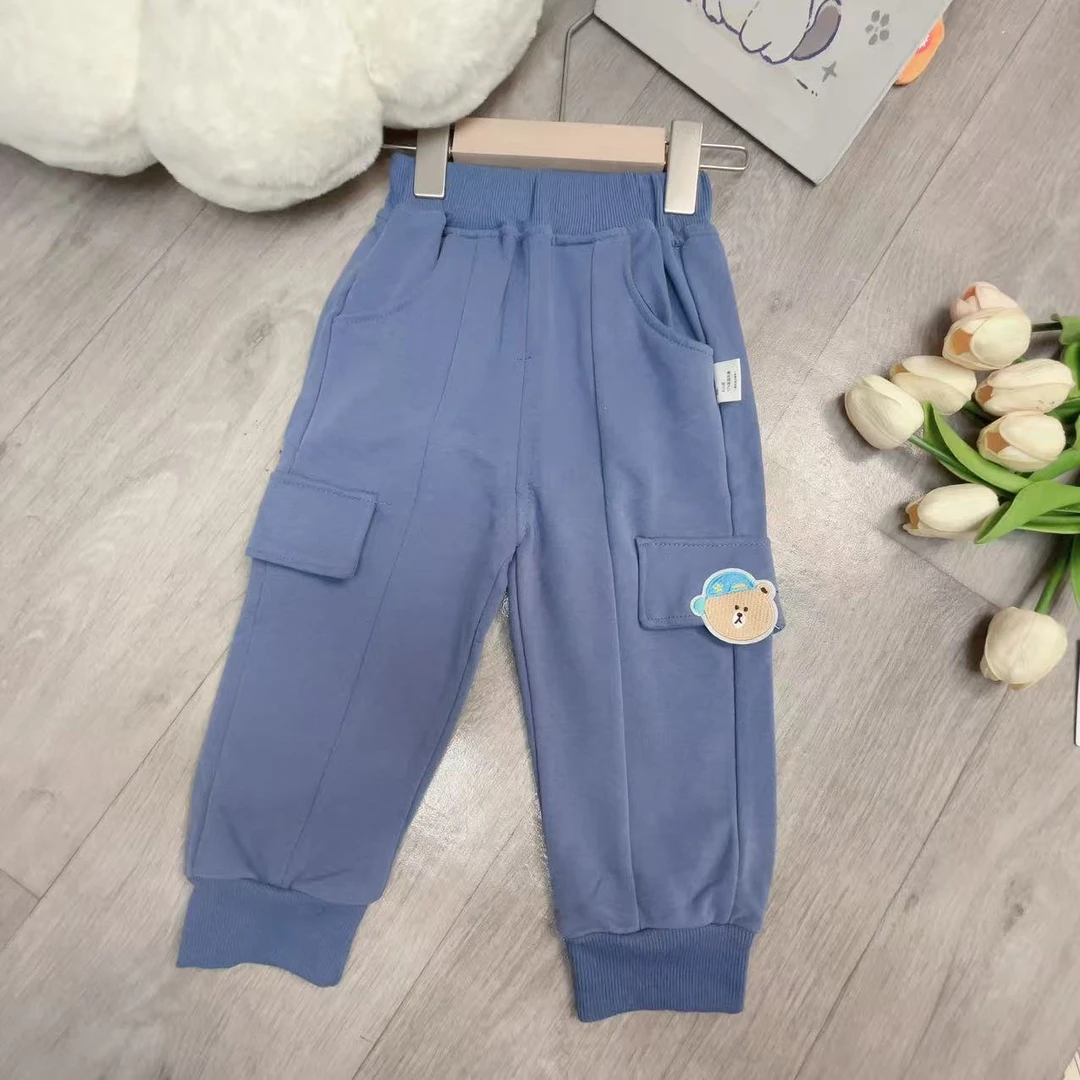儿童秋季时尚洋气小熊卫裤8110