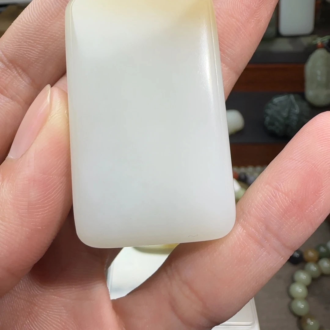 和田玉牌子未镶嵌路*