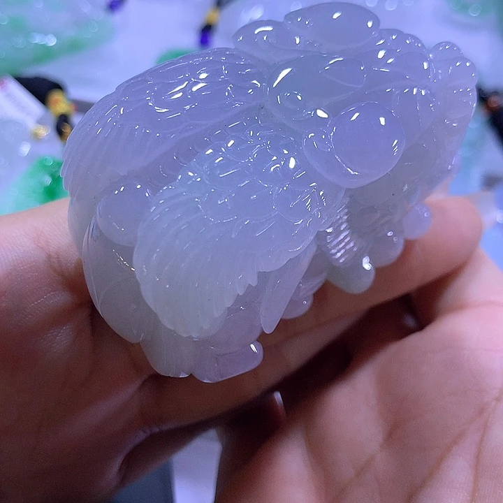 颈饰未镶嵌翡翠天然翡翠A货吊坠