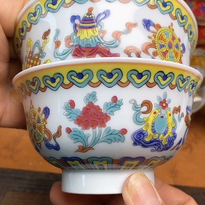 景德镇陶瓷藏式茶碗