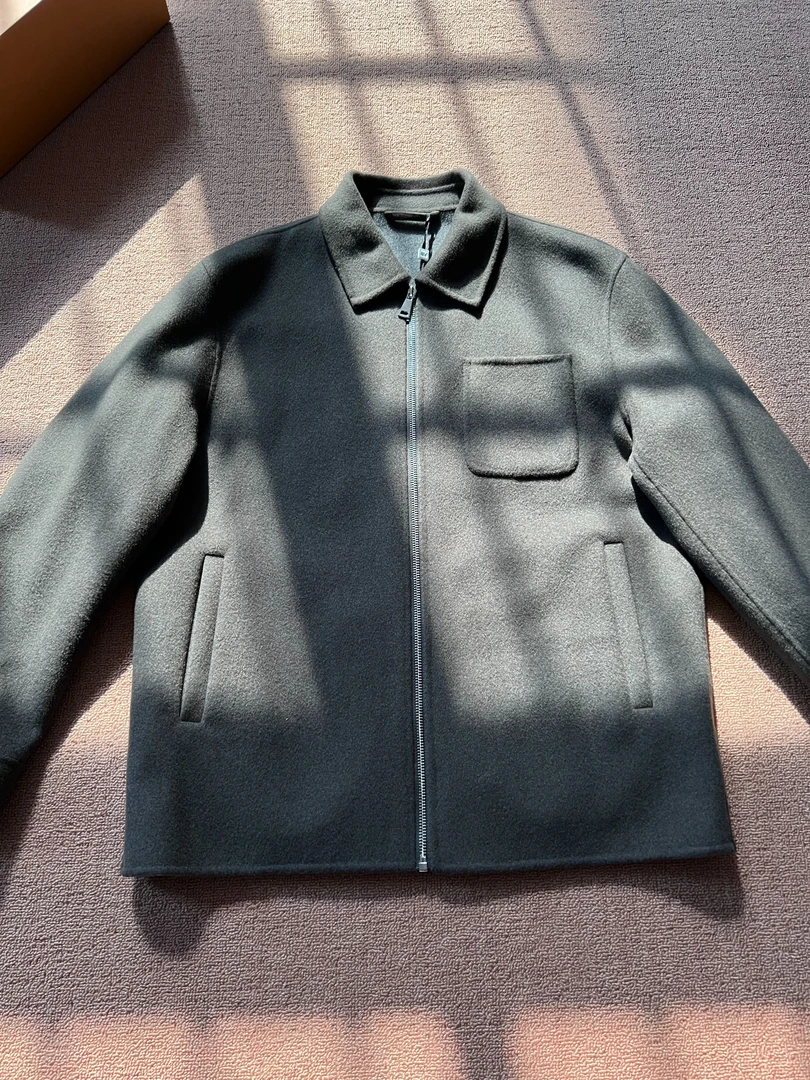 【大凯精选】M28030 纯羊毛摁扣商务休闲夹克
