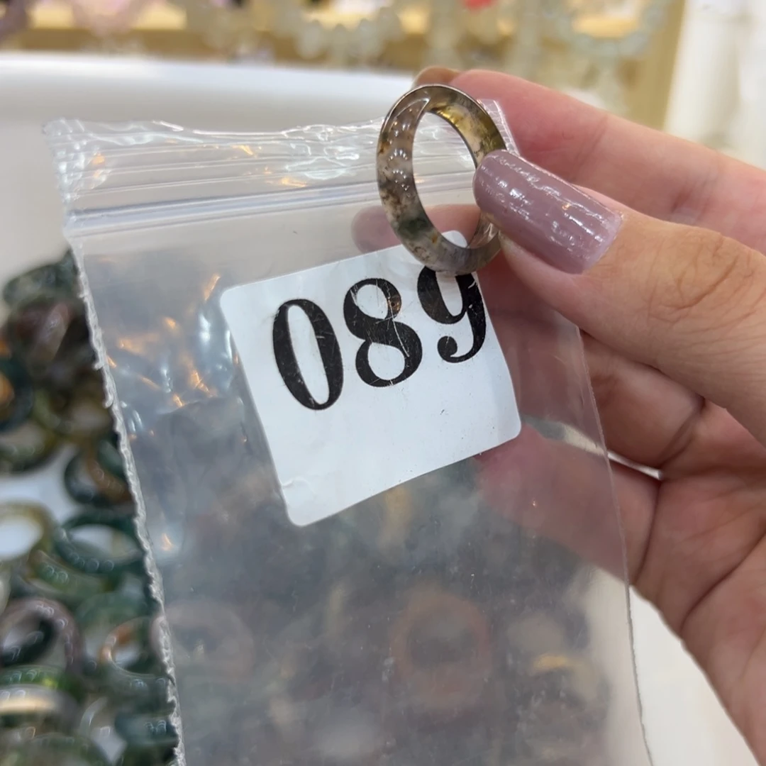 玛瑙/玉髓戒指合金89港19