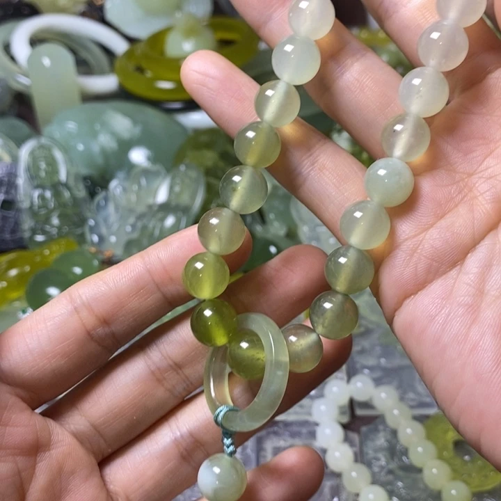 岫玉岫玉颈饰未镶嵌嘉*✨