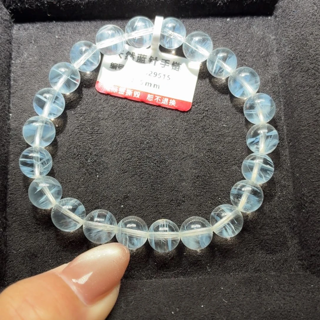 水晶未镶嵌手链蓝针手链
