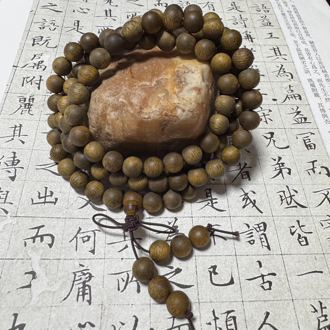 z-831【马泥涝虎斑老料沉水】多圈8mm、45.51g