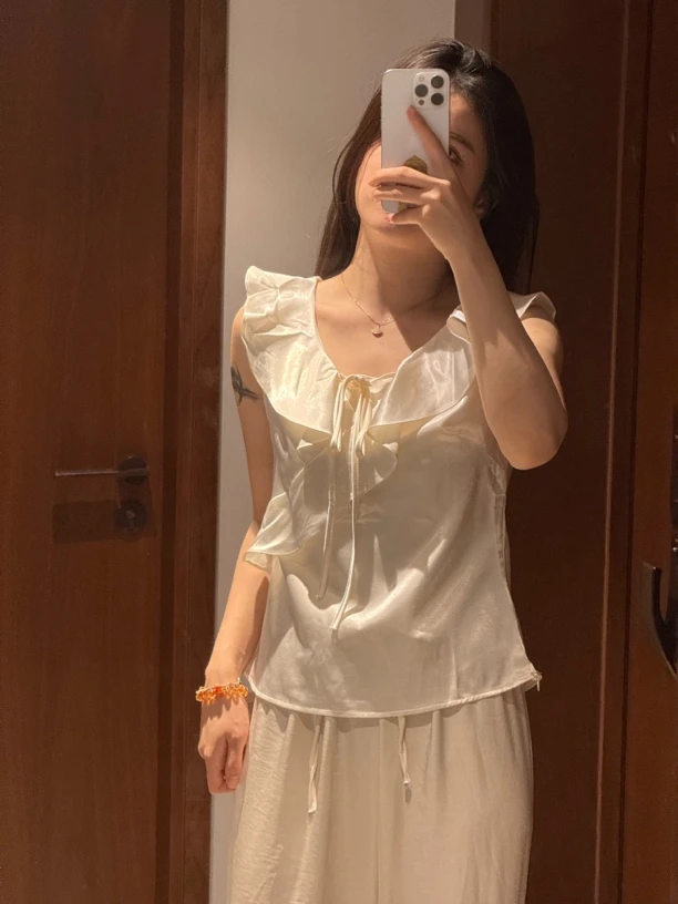 【吴梦菲】浪漫荷叶·气质休闲荷叶边时尚