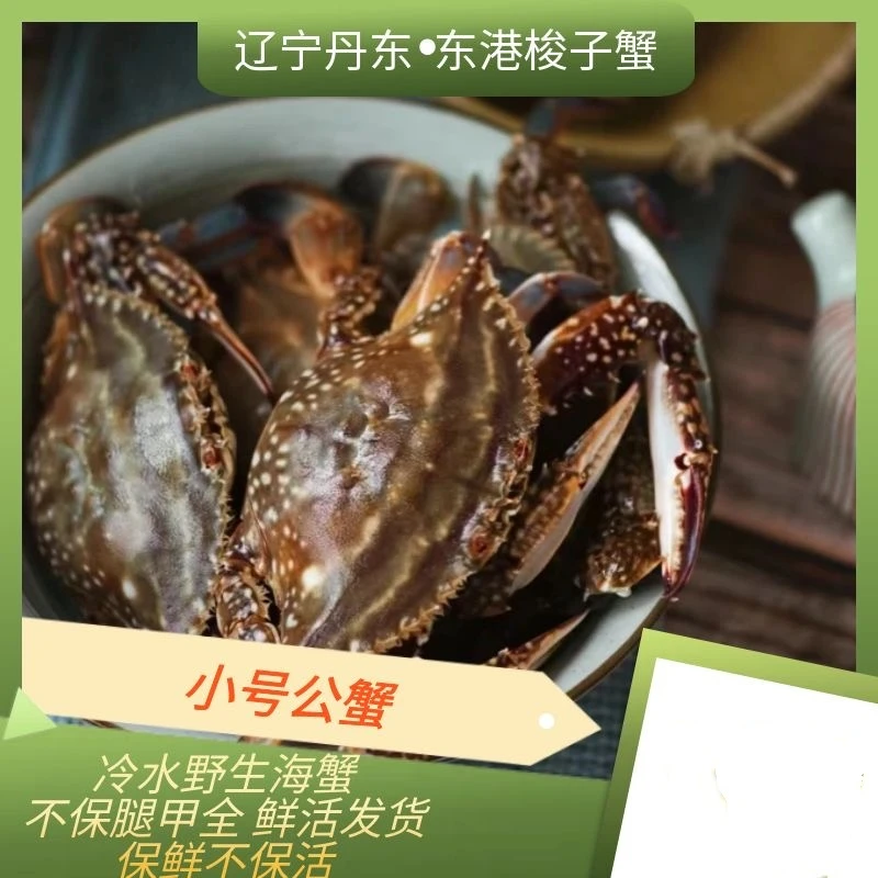 云【保鲜不保活】小公蟹  2两左右/只3斤14只左右3斤装不保腿甲全