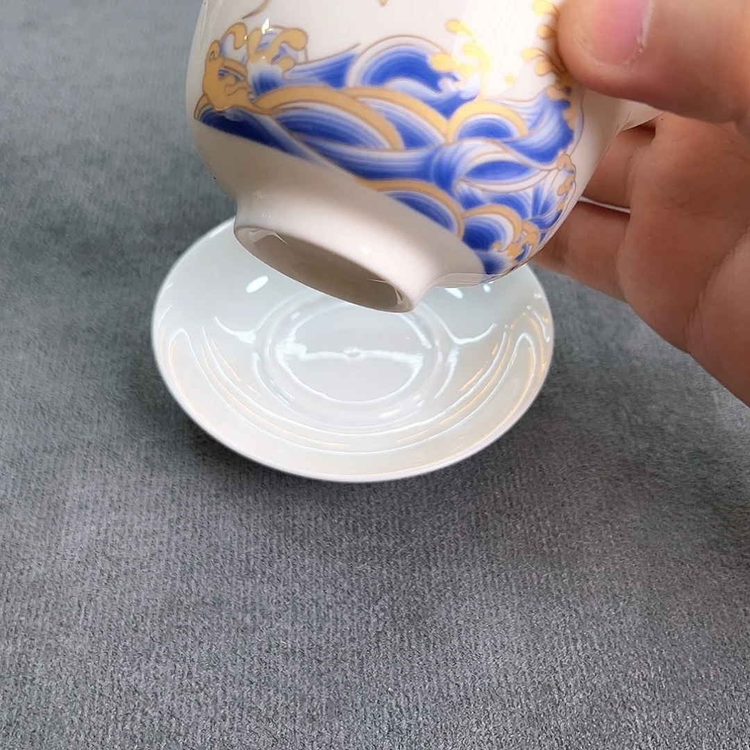 盖碗里的水煮开后