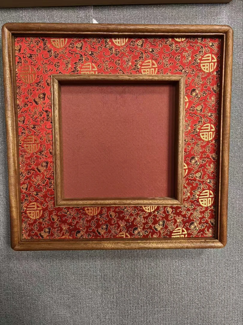 高端下凹立体框 外框33x33 内框20x20 下凹2.5cm 实木画框