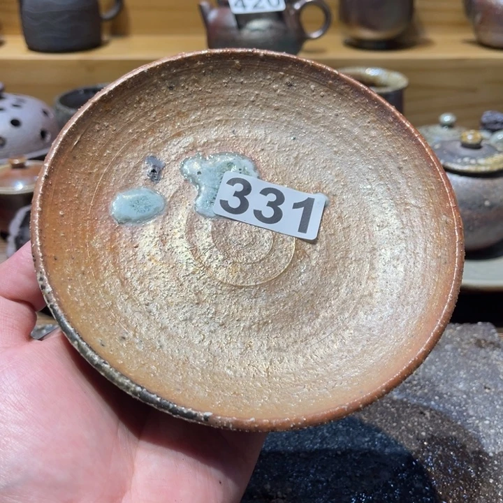 手工制作柴烧壶承微瑕331