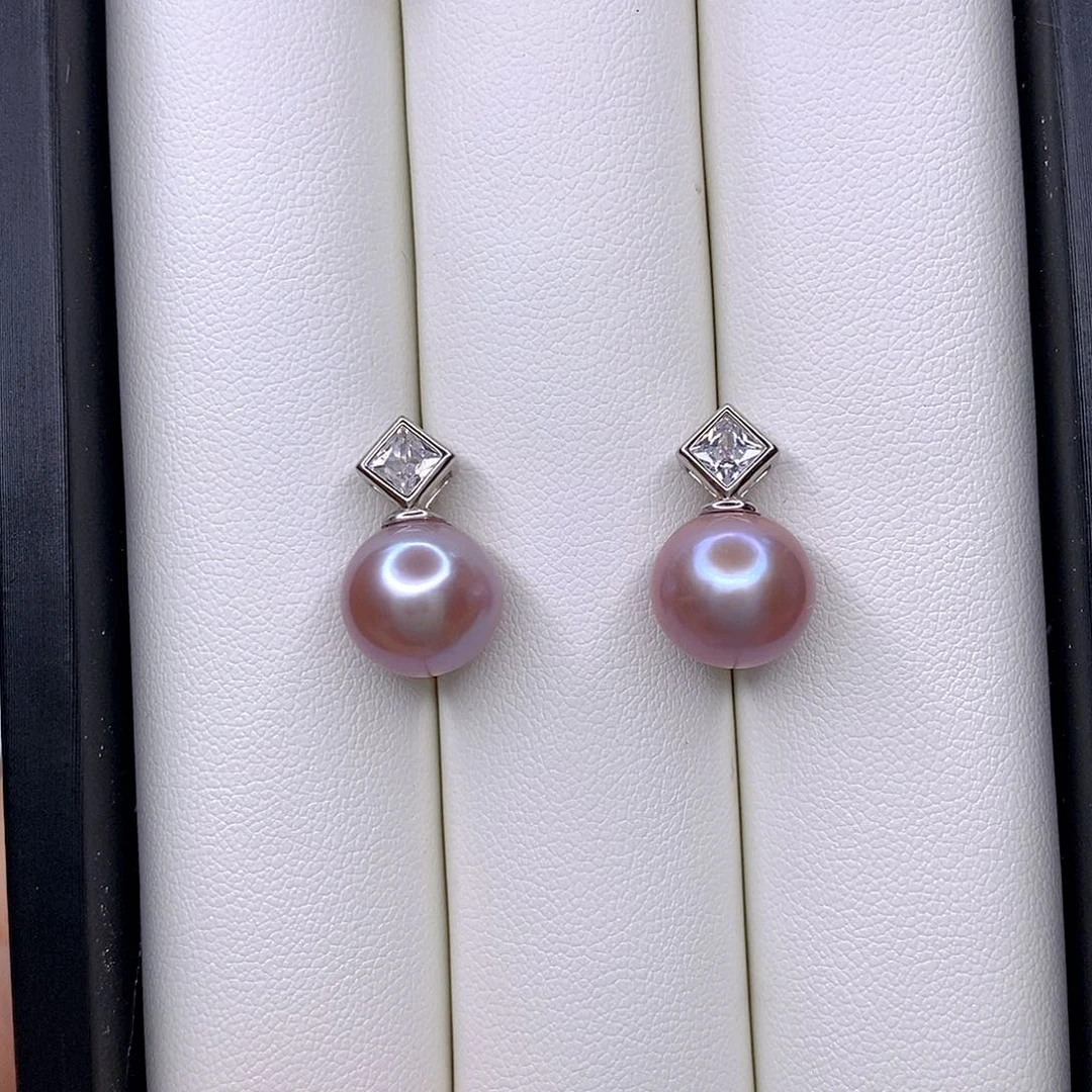 颈饰银S925镶嵌淡水珍珠