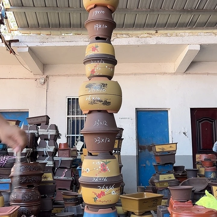 紫砂花盆紫砂花盆