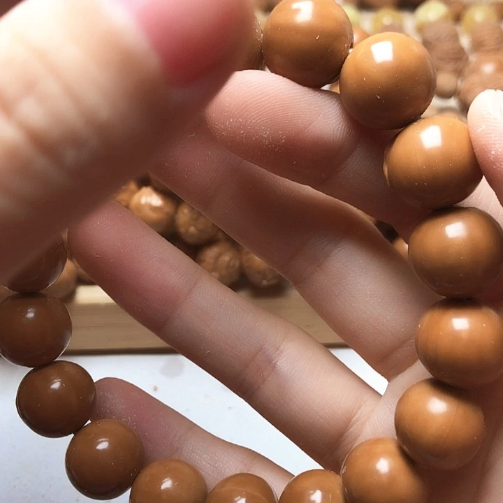 1***4橄榄核手串/手链猴头生命雕刻