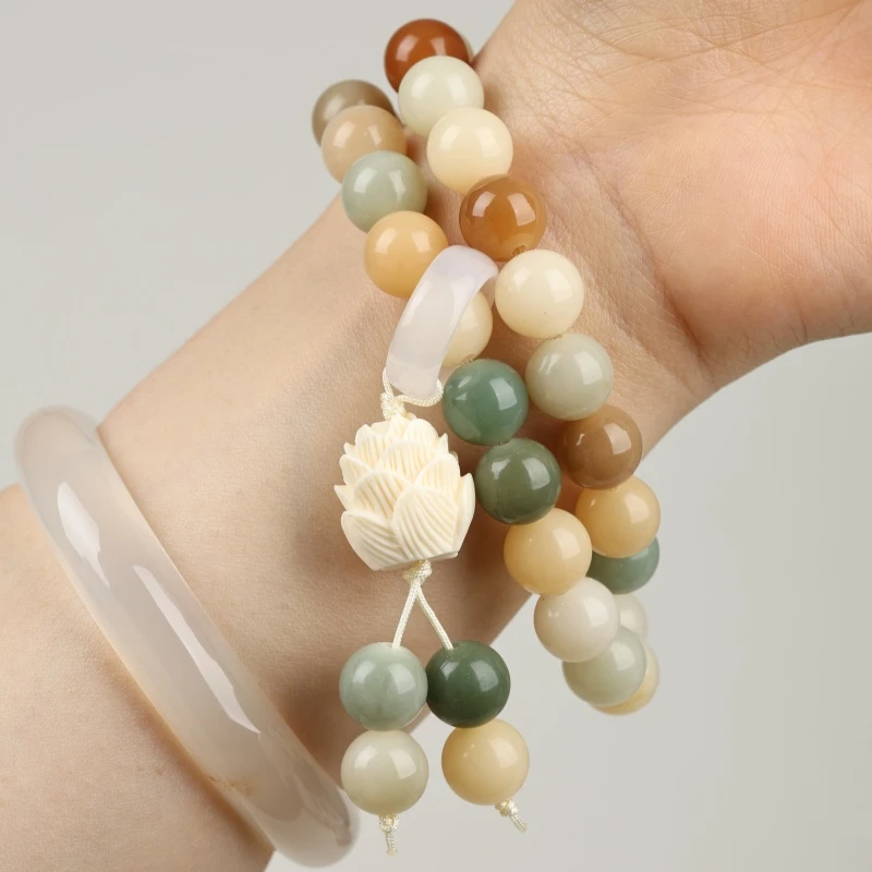 菩提莲花精美双圈手串无礼盒MK687