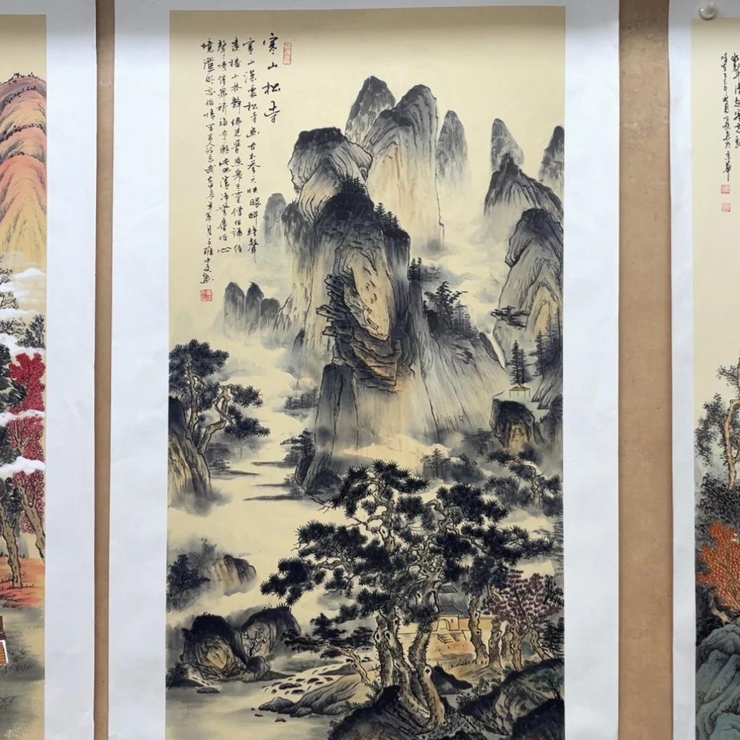 国画手绘国画，精品山水