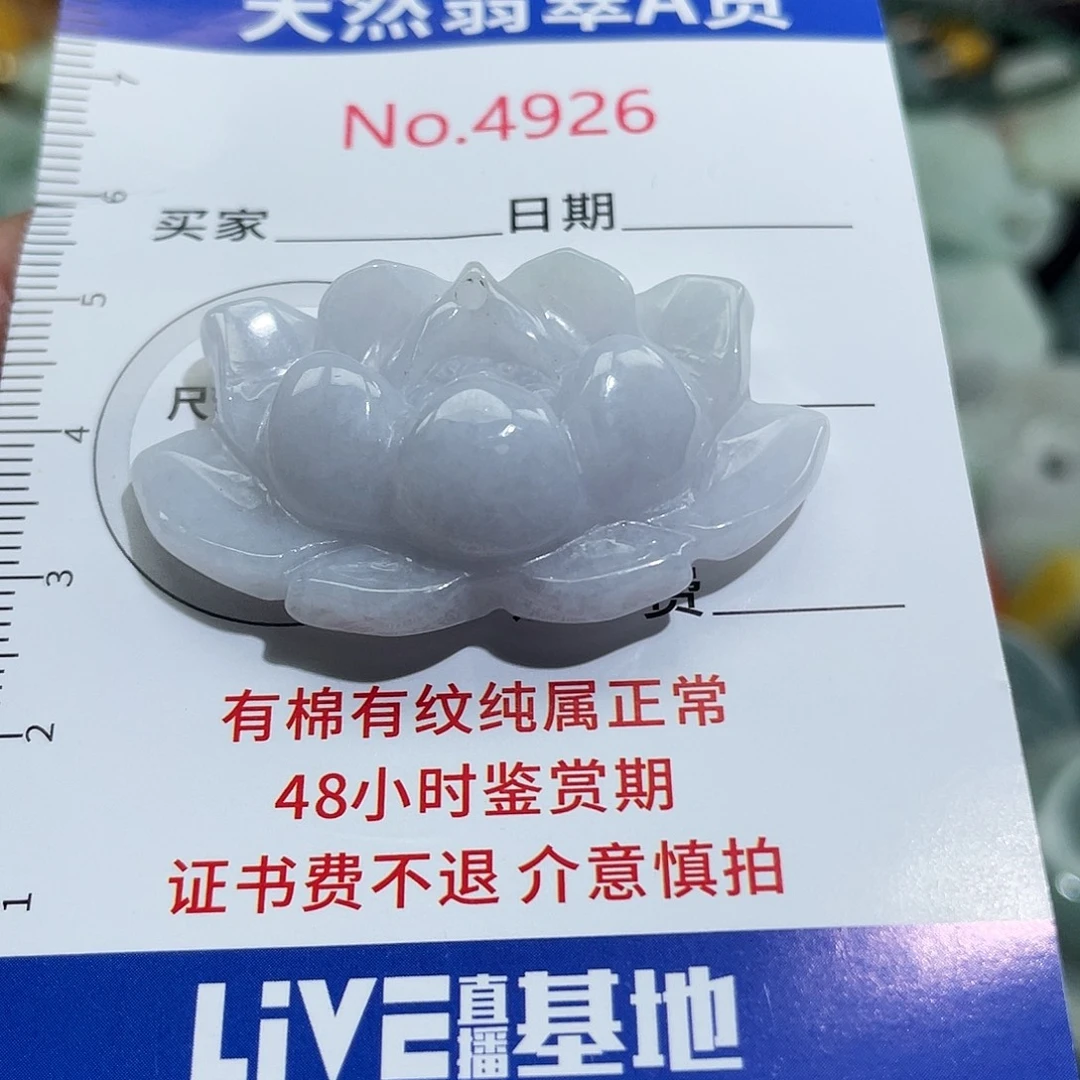 翡翠未镶嵌挂件4926