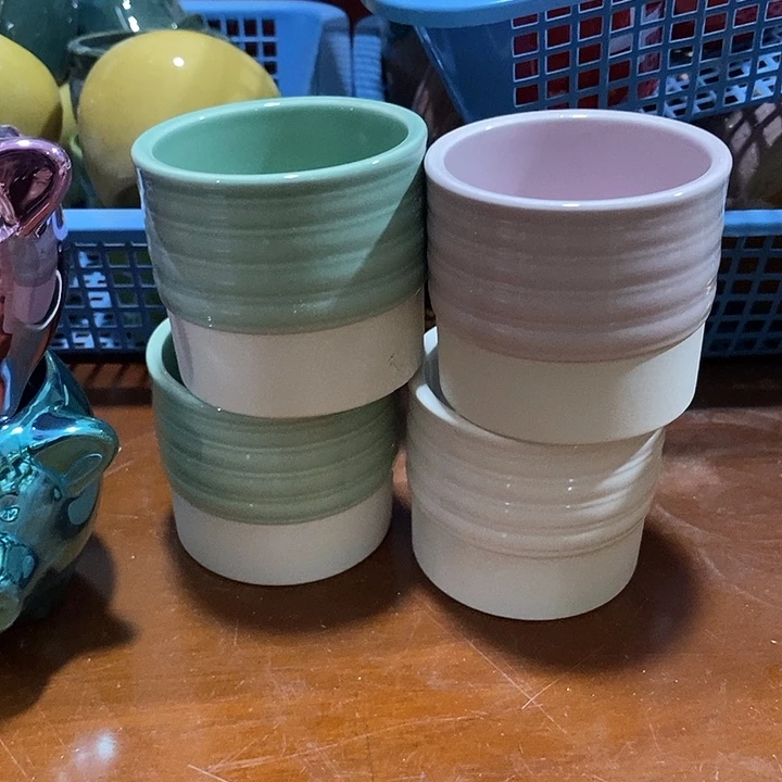摆件陶盆有孔 微瑕介意勿拍