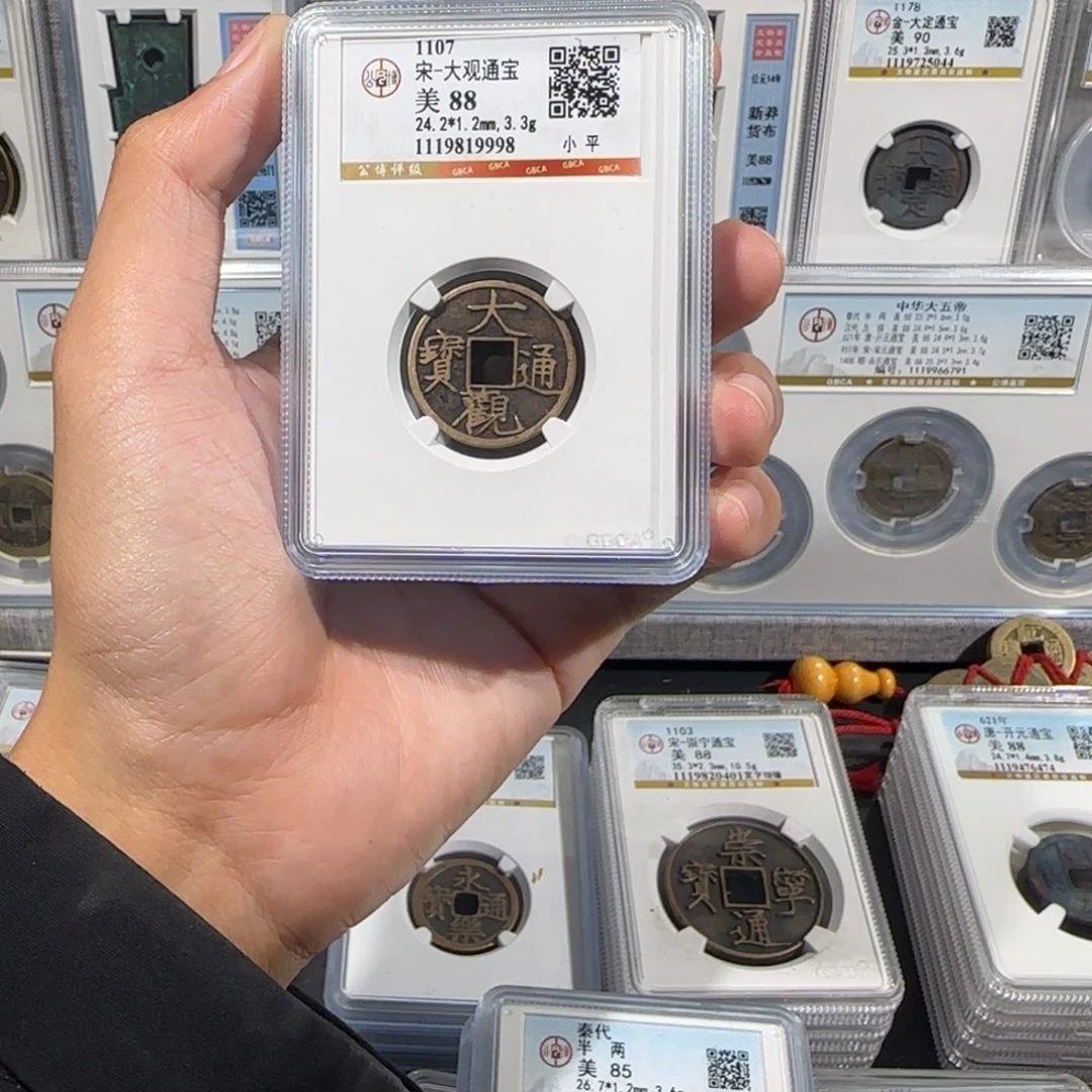铜传世 大观通宝 保真包老。