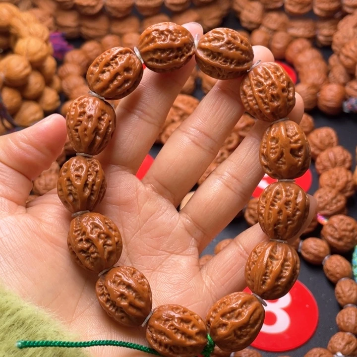 文玩核桃吊坠粗筋小枣