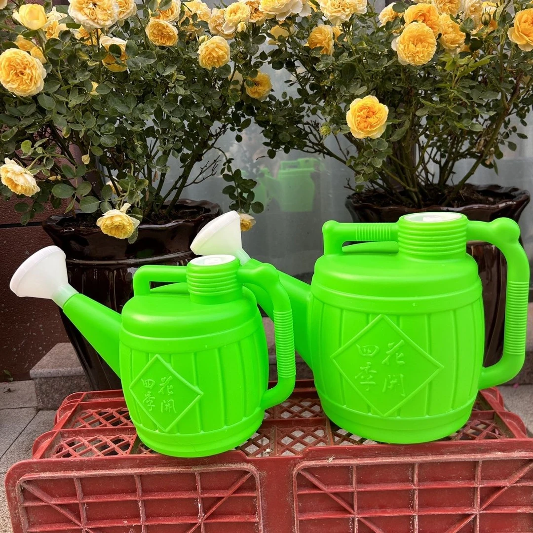 加厚洒水壶大浇花喷壶塑料浇水壶长嘴花洒壶园艺浇菜壶家用淋花壶