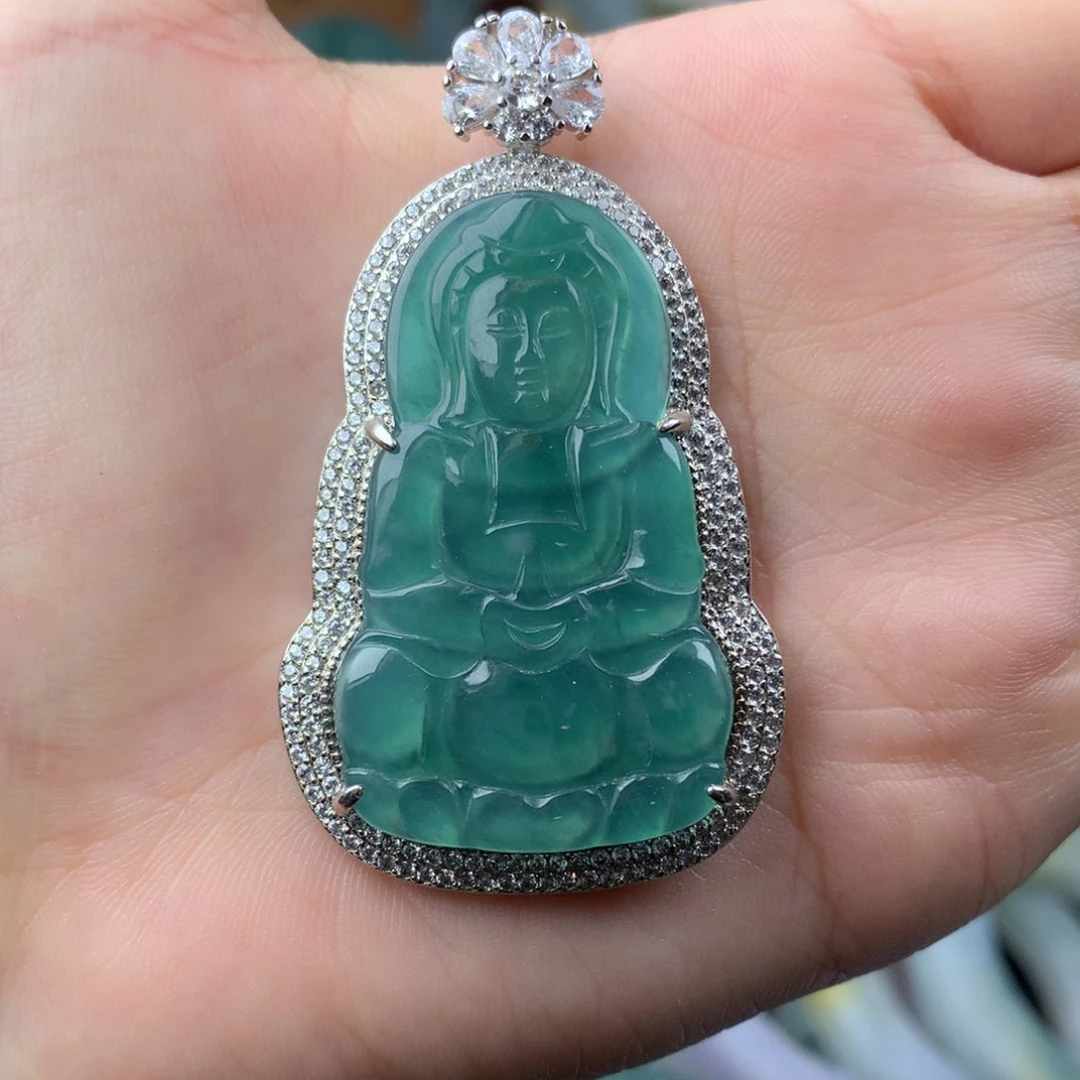 翡翠未镶嵌颈饰翡翠吊坠