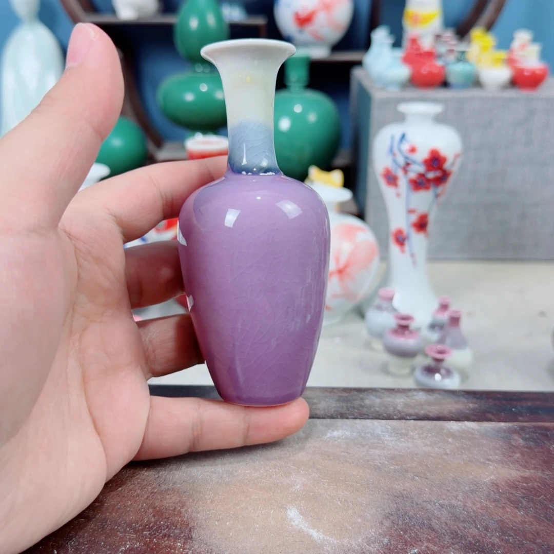 陶瓷手工小花器摆件