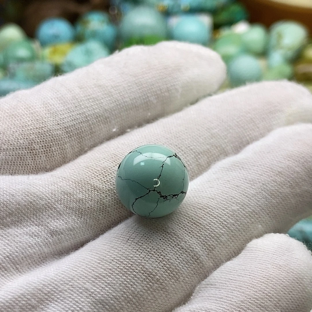 绿松石未镶嵌原矿绿松石系列卡13.5