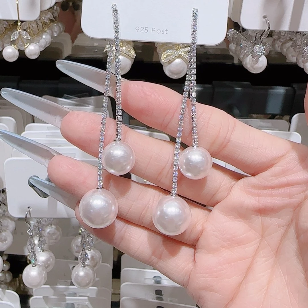 铜合金925银锆石耳环