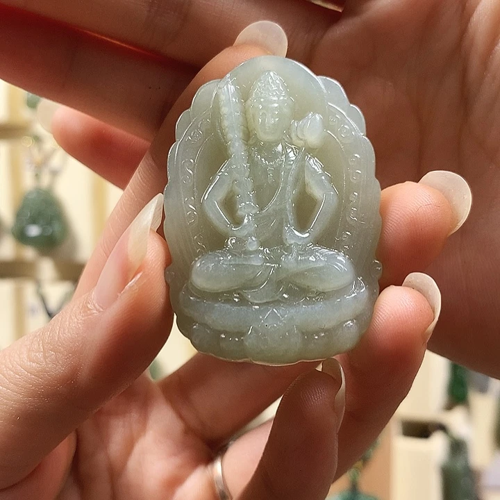 颈饰未镶嵌和田玉聚*堂