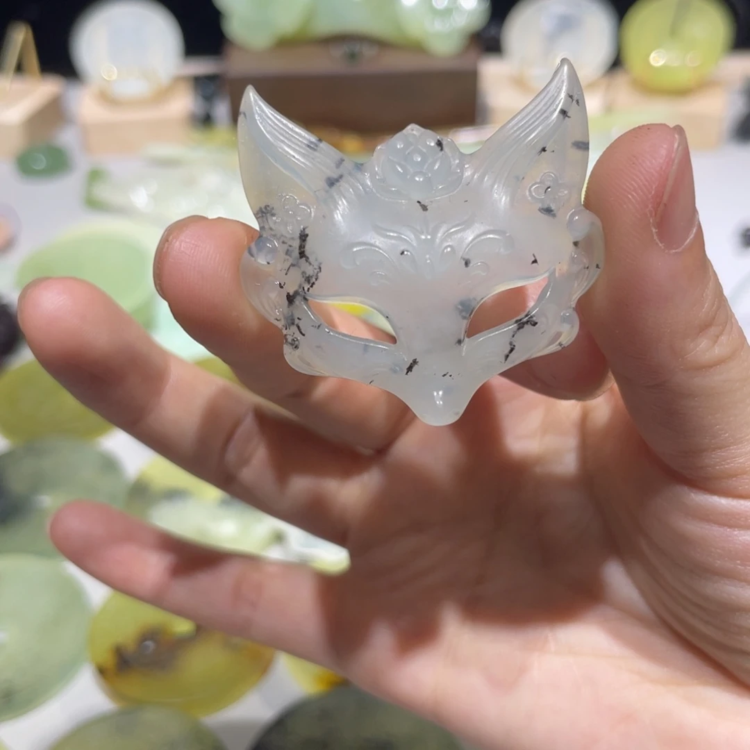 岫玉未镶嵌颈饰26