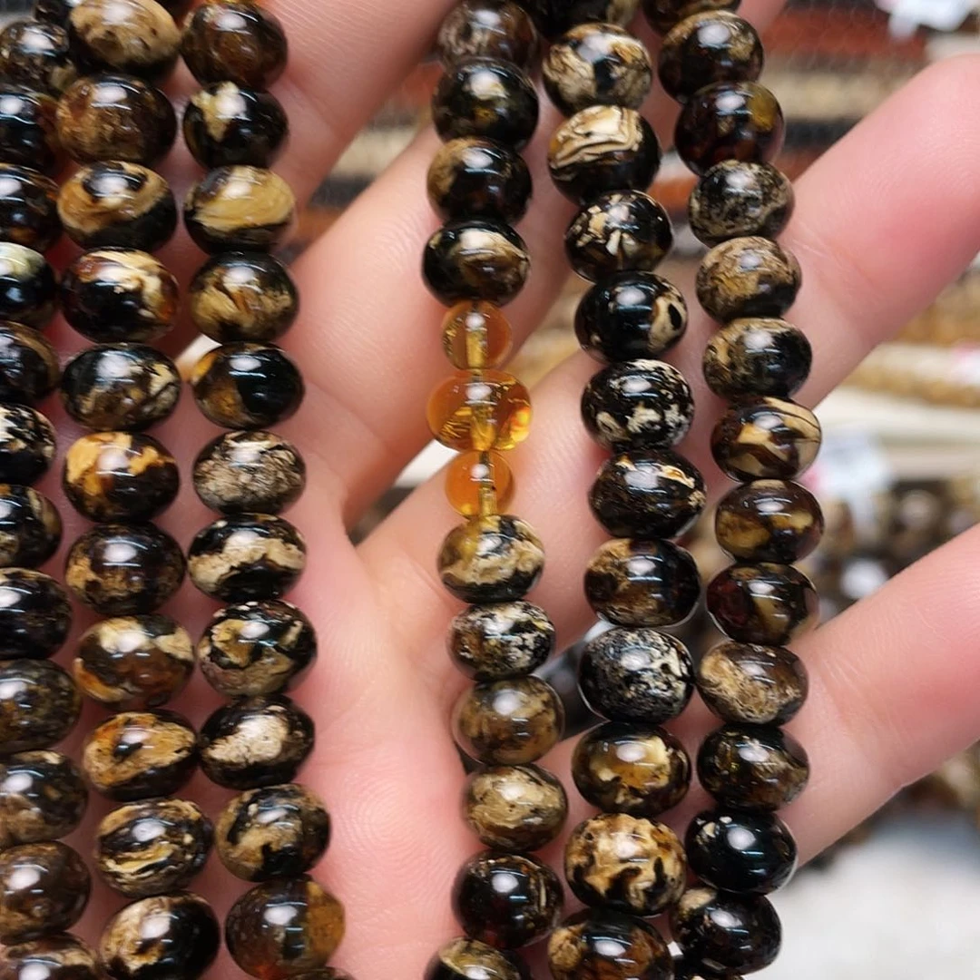 未镶嵌琥珀裸石八71409