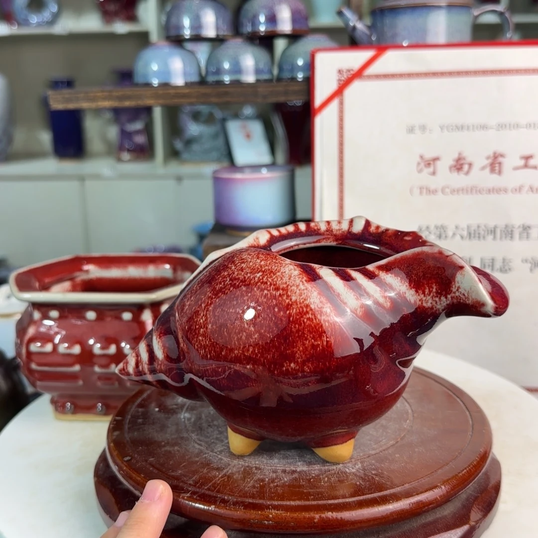 摆件郑家钧窑摆件