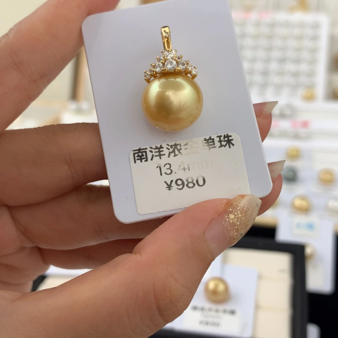 未镶嵌金珠裸珠海水珍珠不含配件