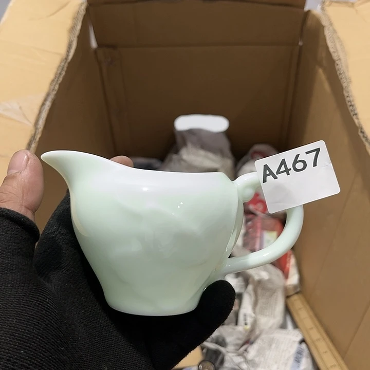 瓷片茶摆件工艺品摆件666