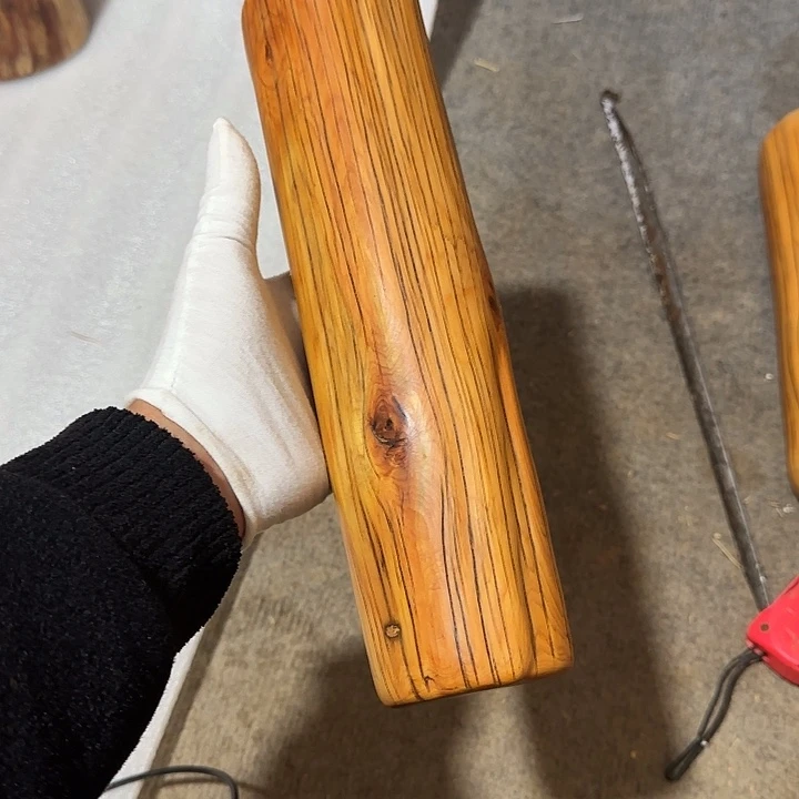 勇***峰崖柏全陈化老料把件枕头