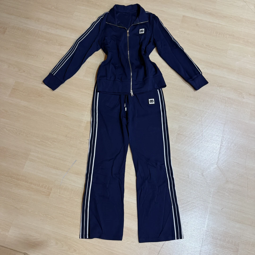 新品女装显瘦百搭韩版时尚休闲长袖运动套装510